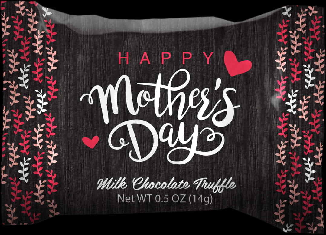 Mothers Day Chocolate Truffle Packaging PNG