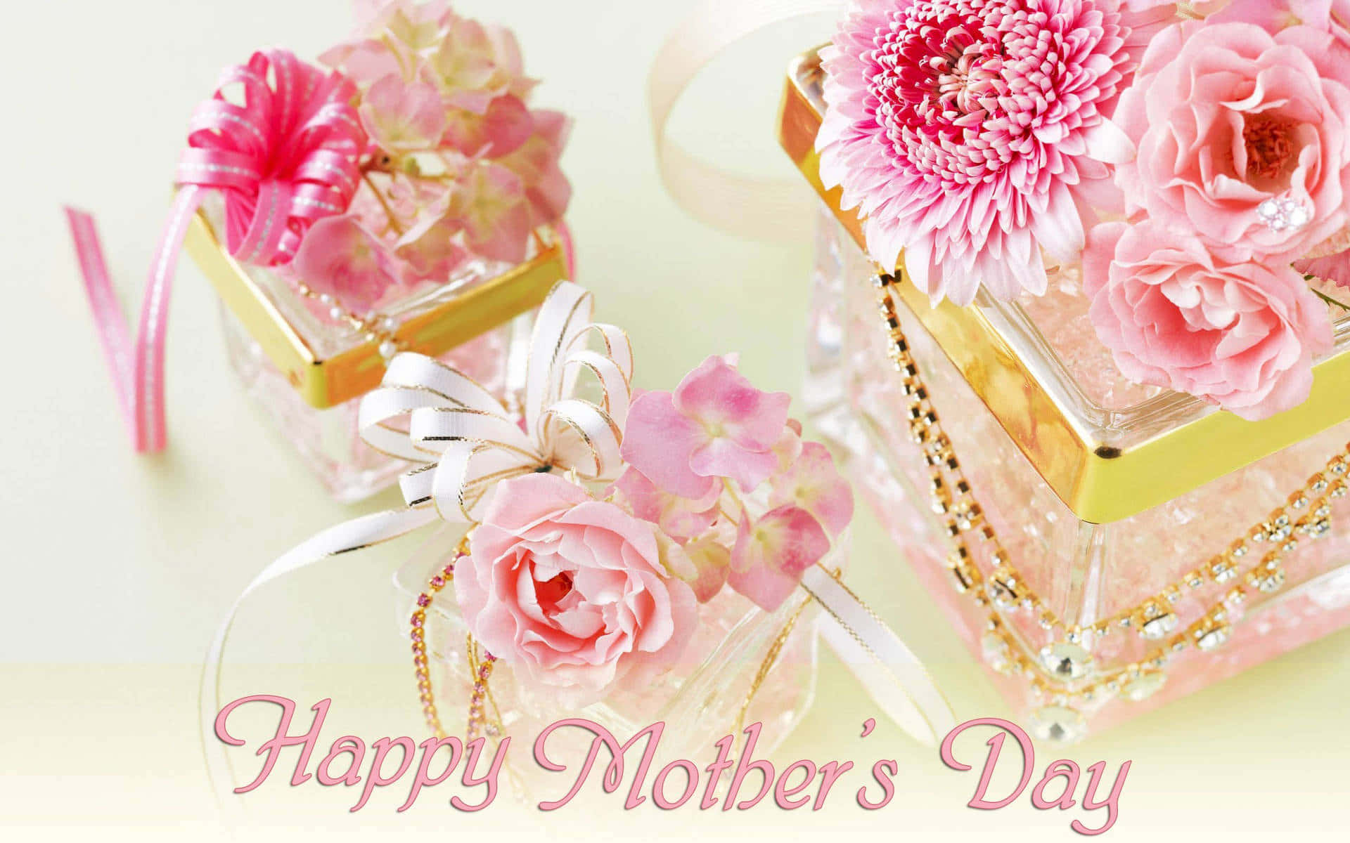 Mothers Day Giftsand Flowers Aesthetic Wallpaper