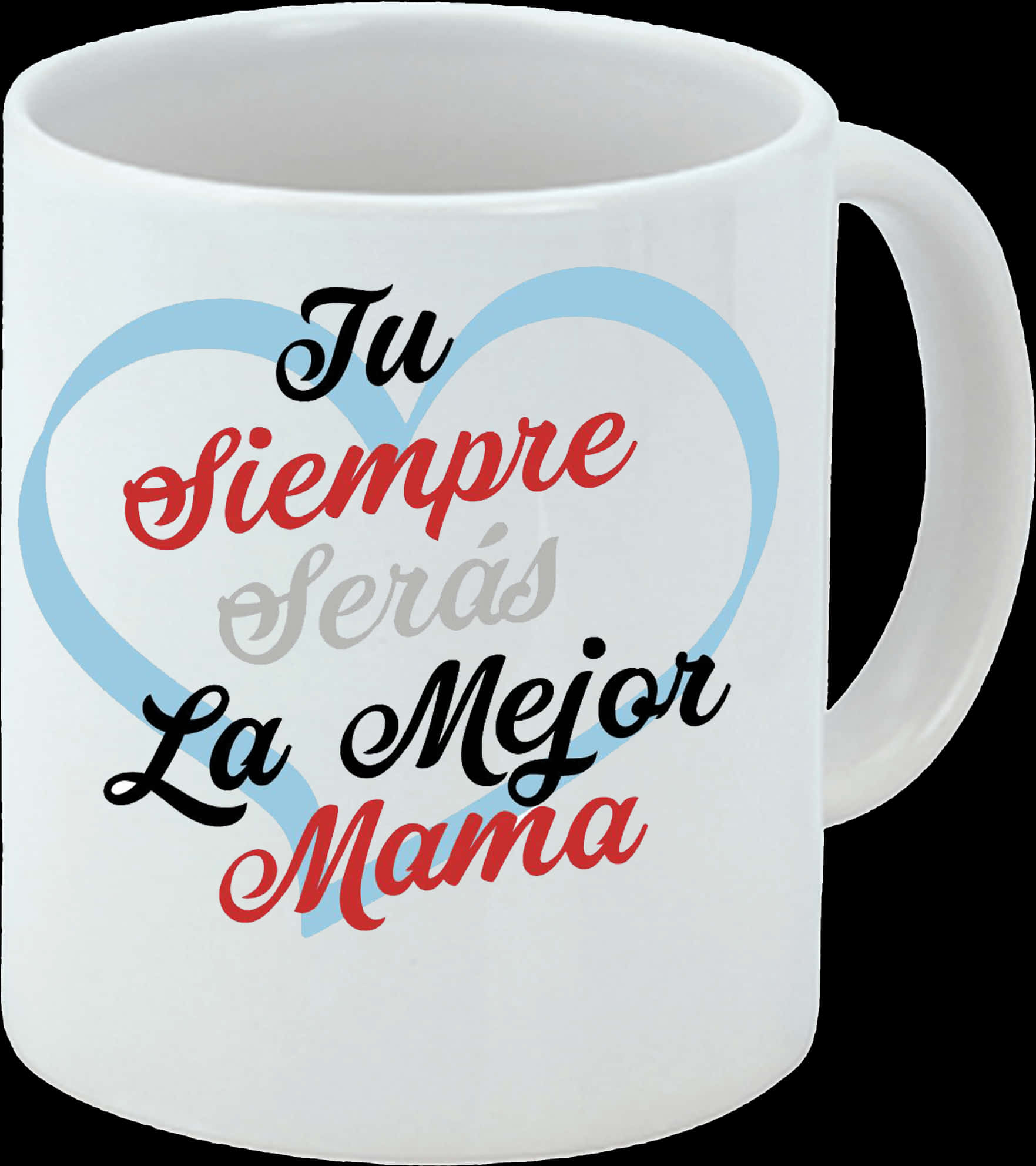 Mothers Day Mug Spanish Message PNG