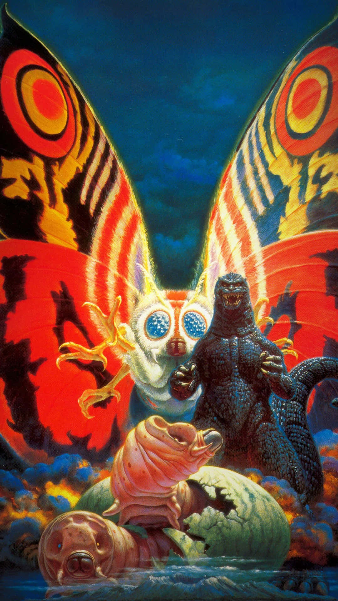 Mothra - The Mythical Guardian Wallpaper