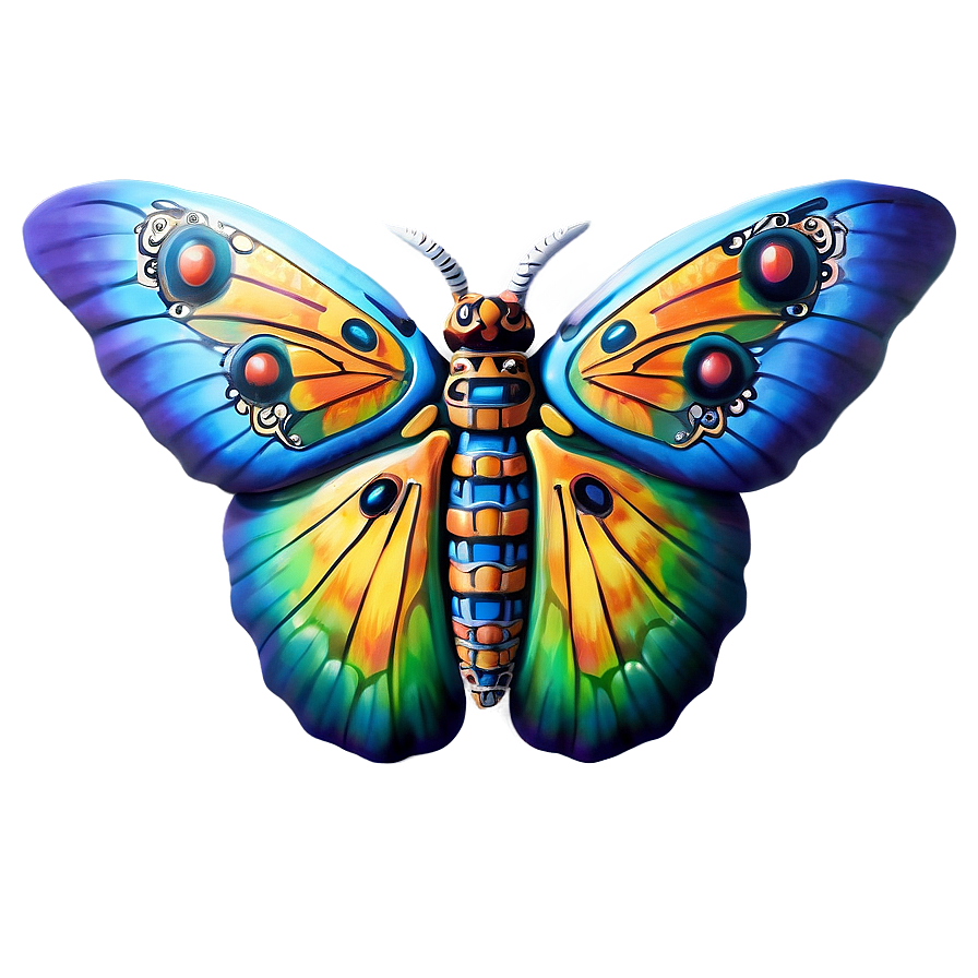 Mothra Radiant Wings Png 06252024 PNG