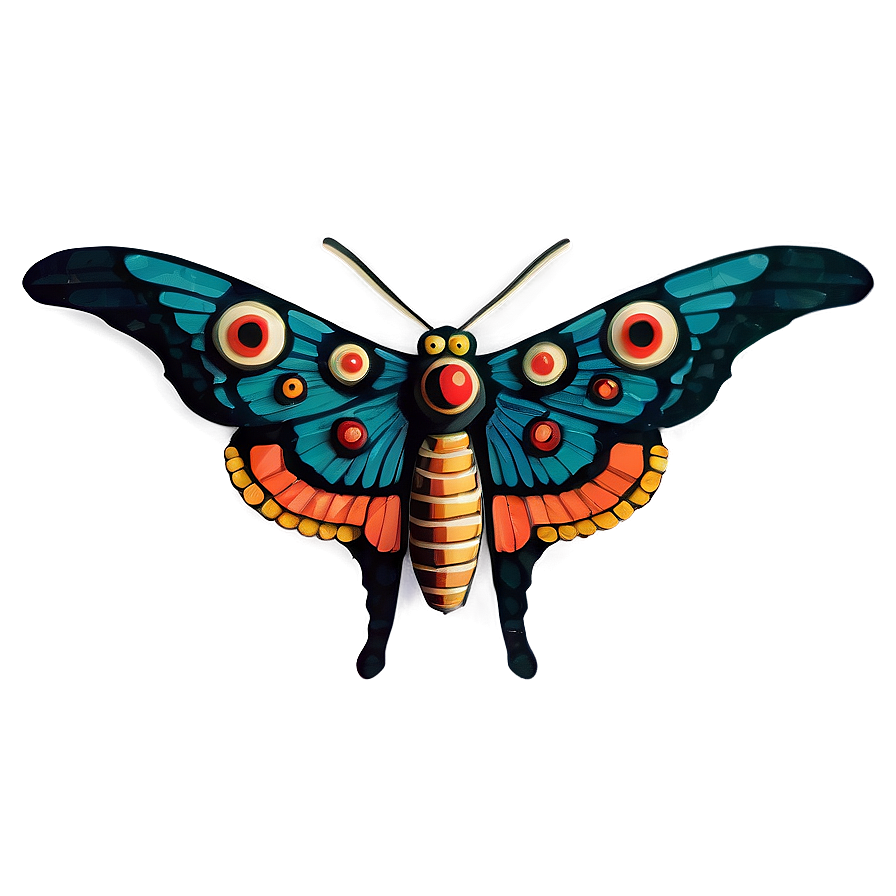 Download Mothra Vintage Look Png Vwr | Wallpapers.com