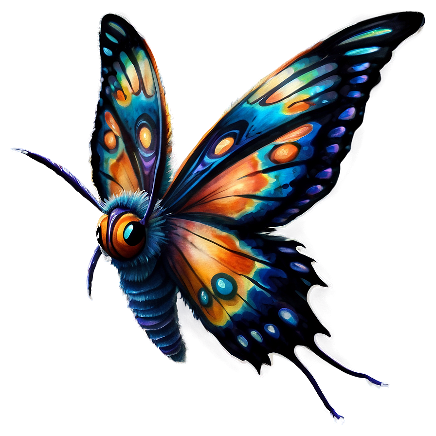 Download Mothra Watercolor Png 06252024 | Wallpapers.com