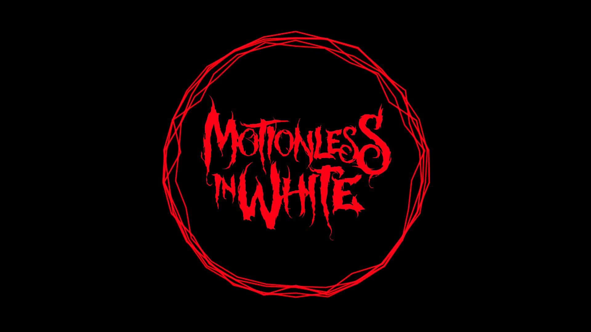 Motionless In White Logo Redon Black Wallpaper