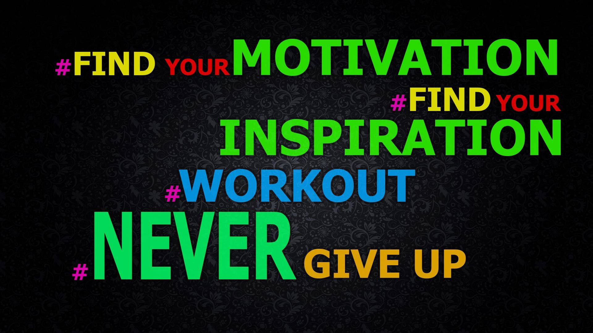 Motivation Giv Aldrig Op Wallpaper