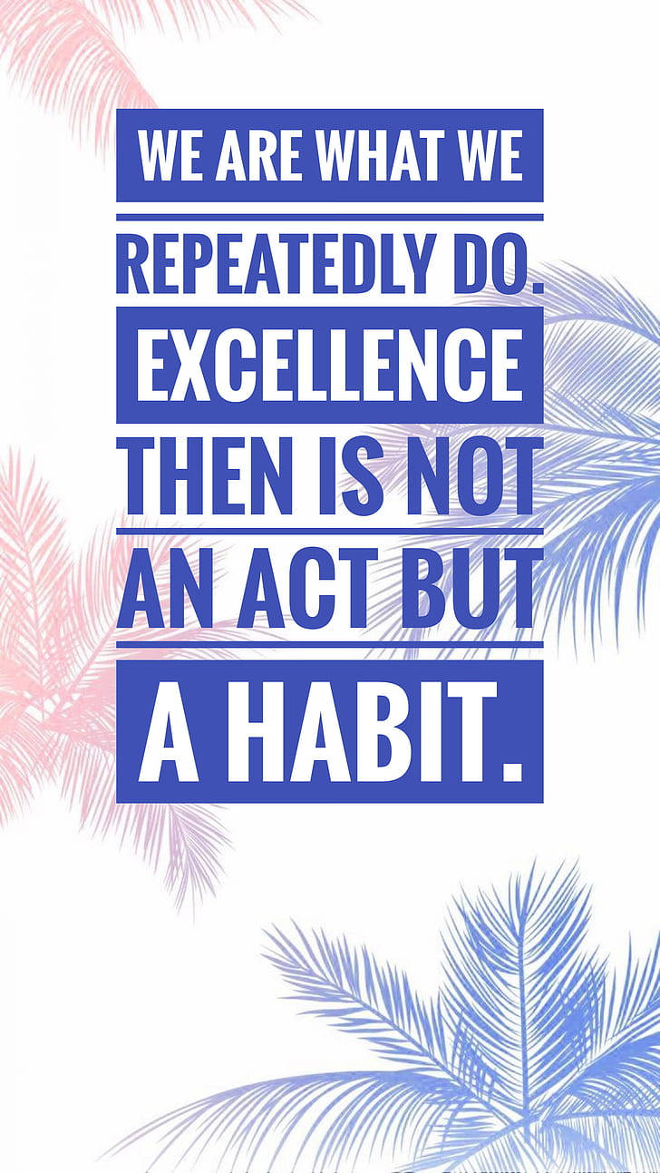 Motivational Blue Aesthetic Quote Iphone Wallpaper