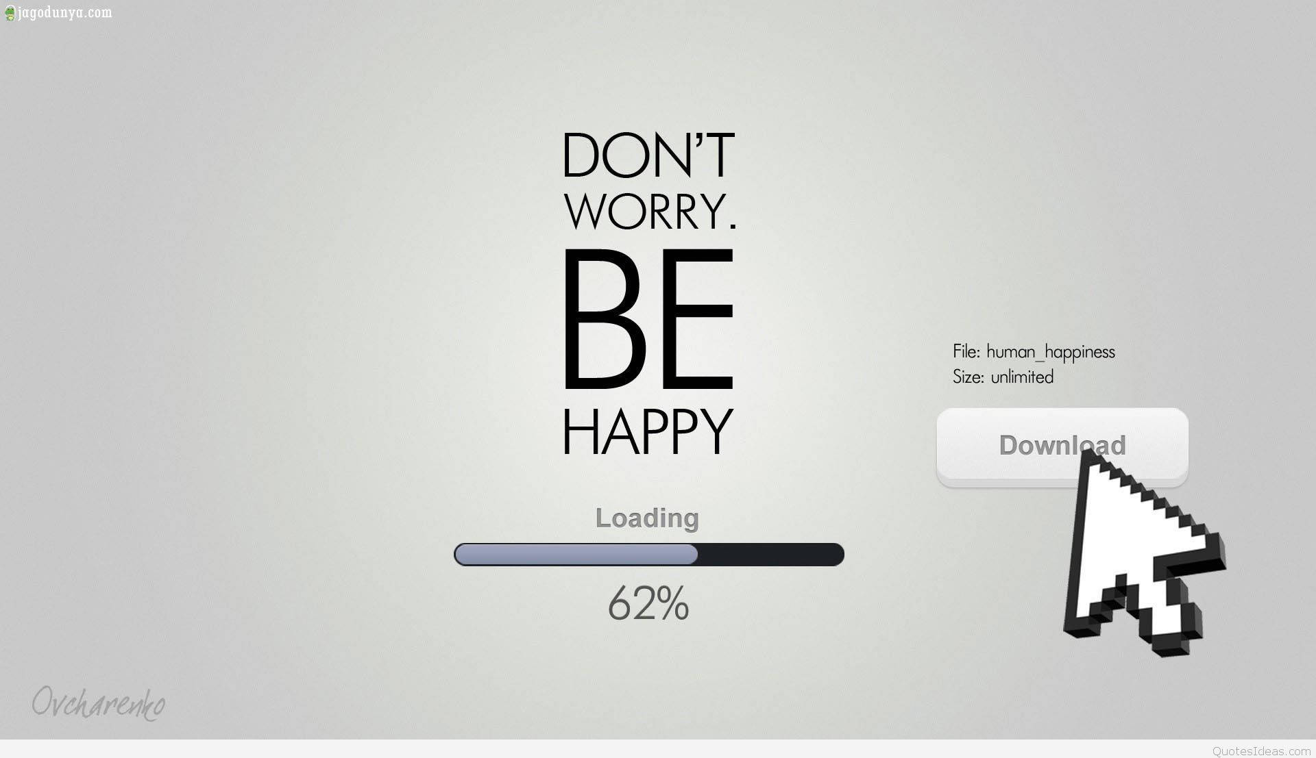 Motivational Hd Reminder To Be Happy Wallpaper