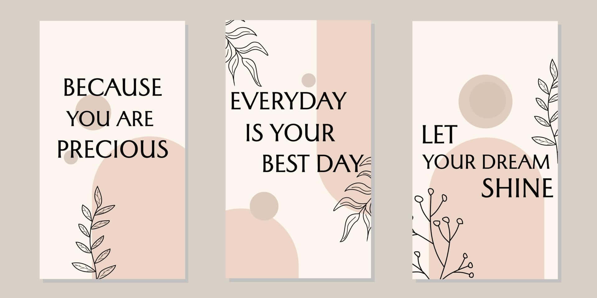 Motivational Quotes on a Colorful Gradient Background