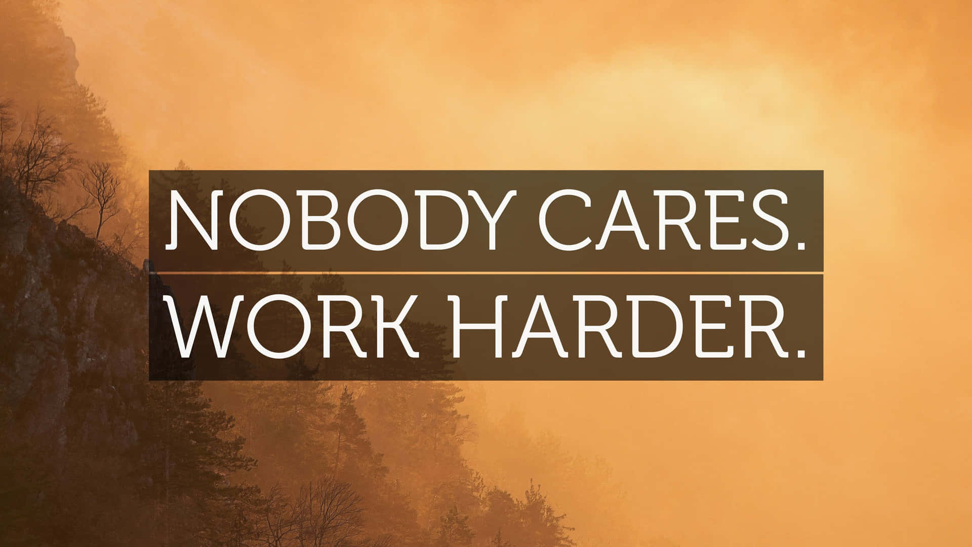 Motivational Work Harder Quote Background Wallpaper