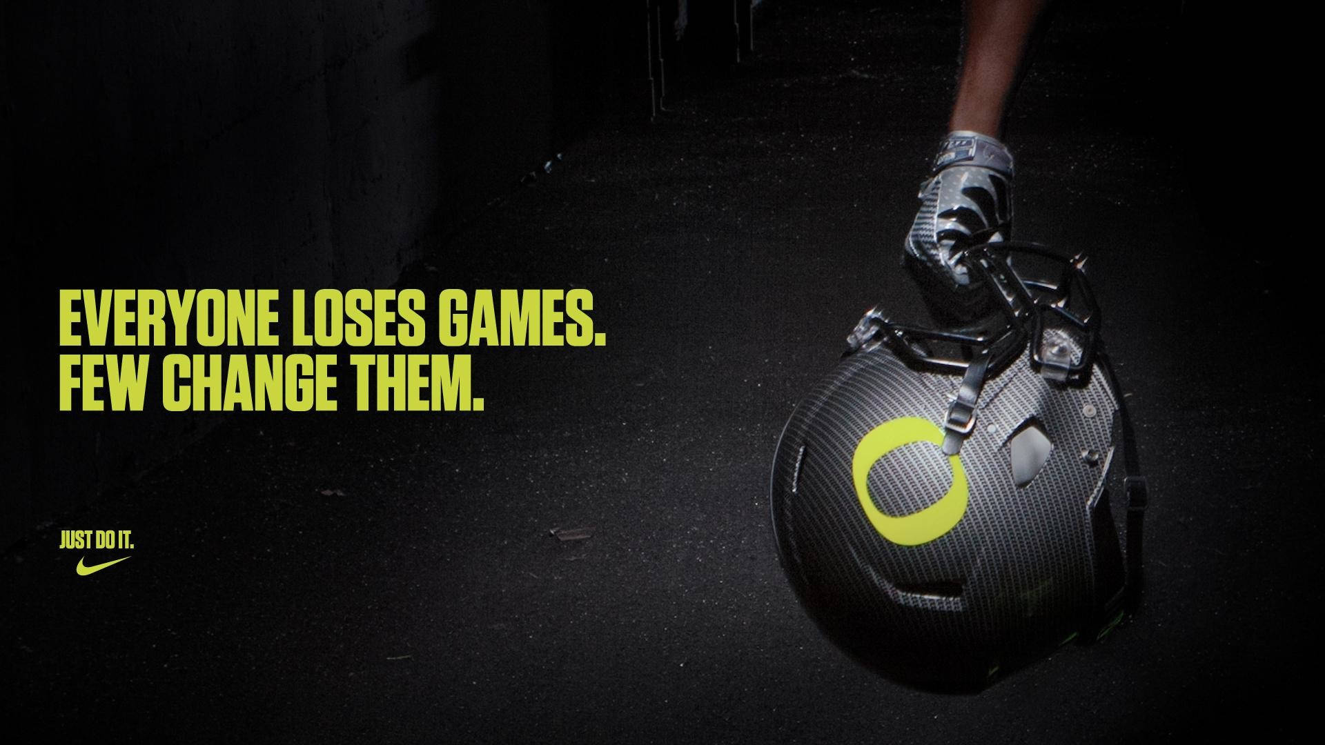 Motiverande Hd Nike-kampanj Wallpaper