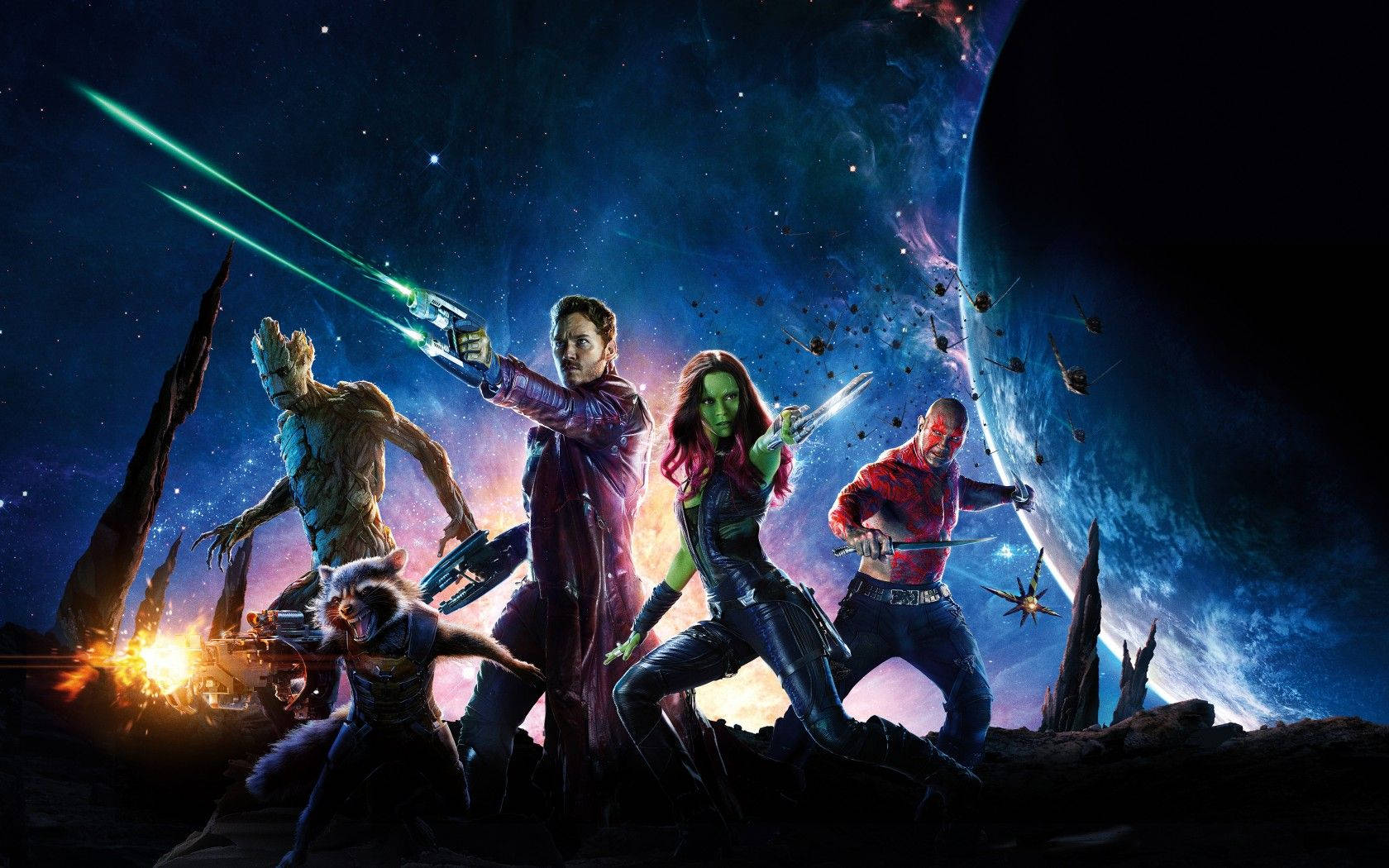 Motley Crew Guardians Of The Galaxy Wallpaper