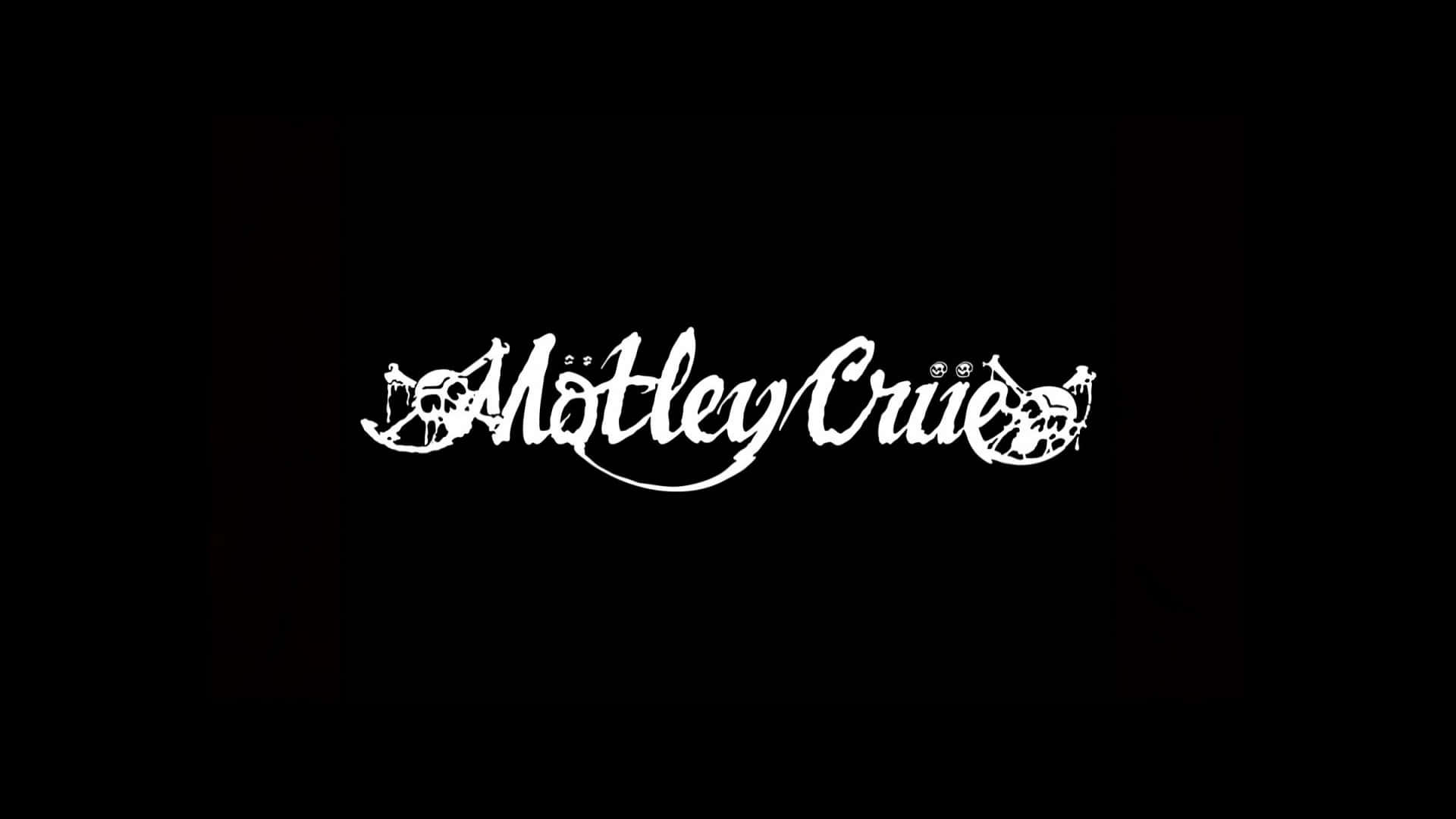 A Black Background With The Words Motley Crue Wallpaper