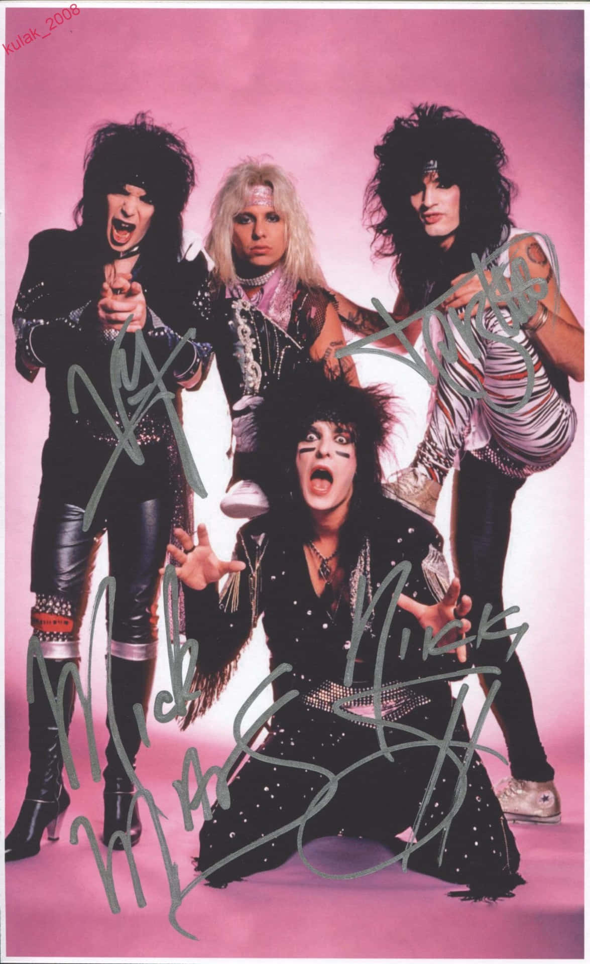 Kiss Signed Photo Of The Band Wallpaper