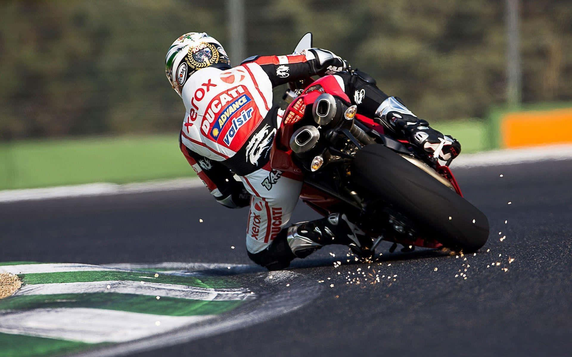 Moto G P Ducati Cornering Speed Wallpaper