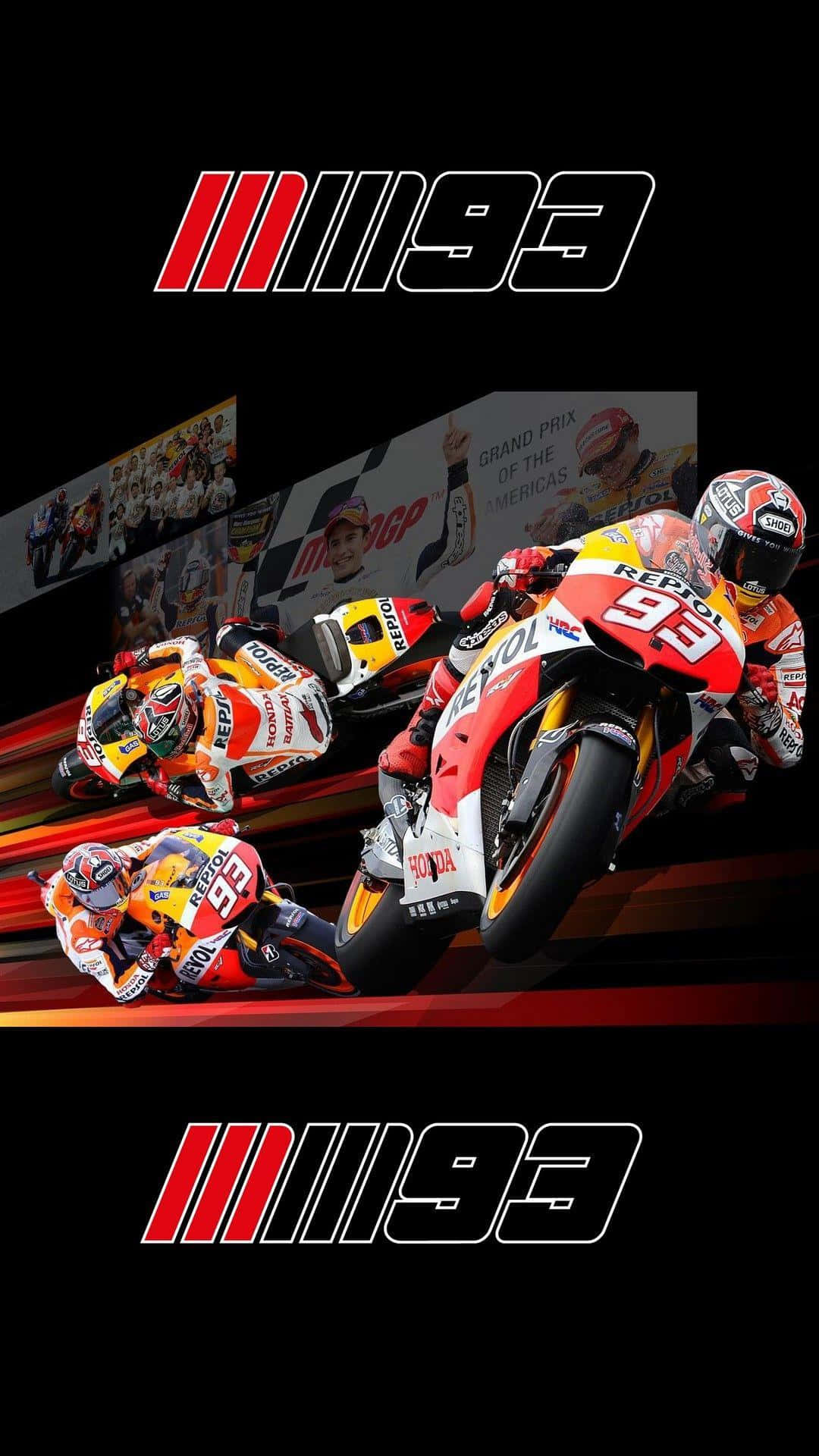 Moto G P_ Racer_93_ Collage Wallpaper