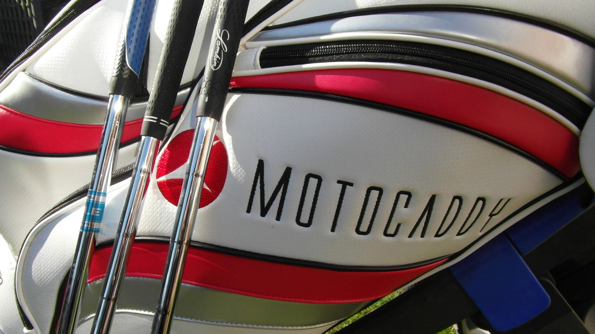 Escritoriode Motocaddy Para Golf. Fondo de pantalla