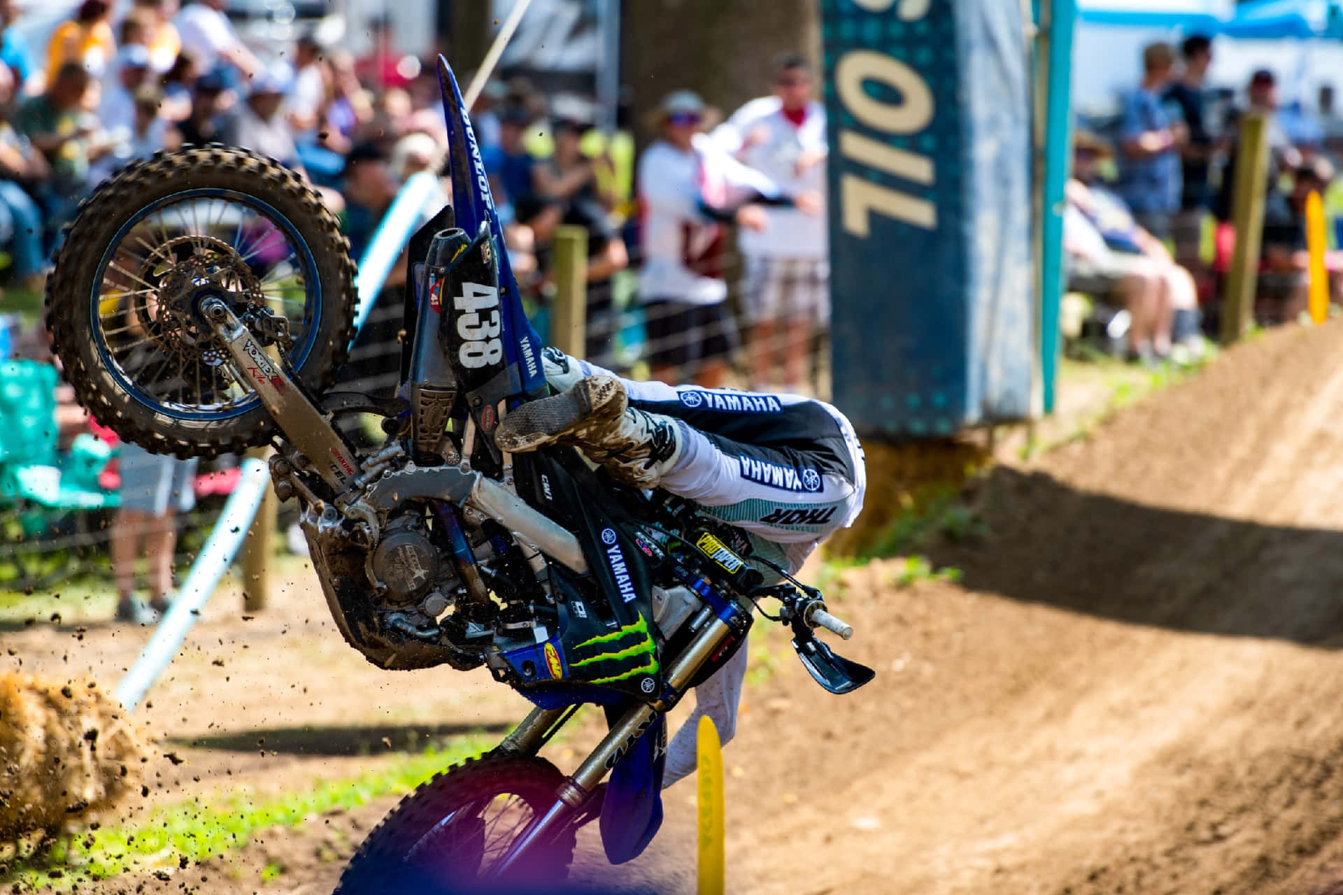 Motocross Racer Mid Air Trick438 Wallpaper