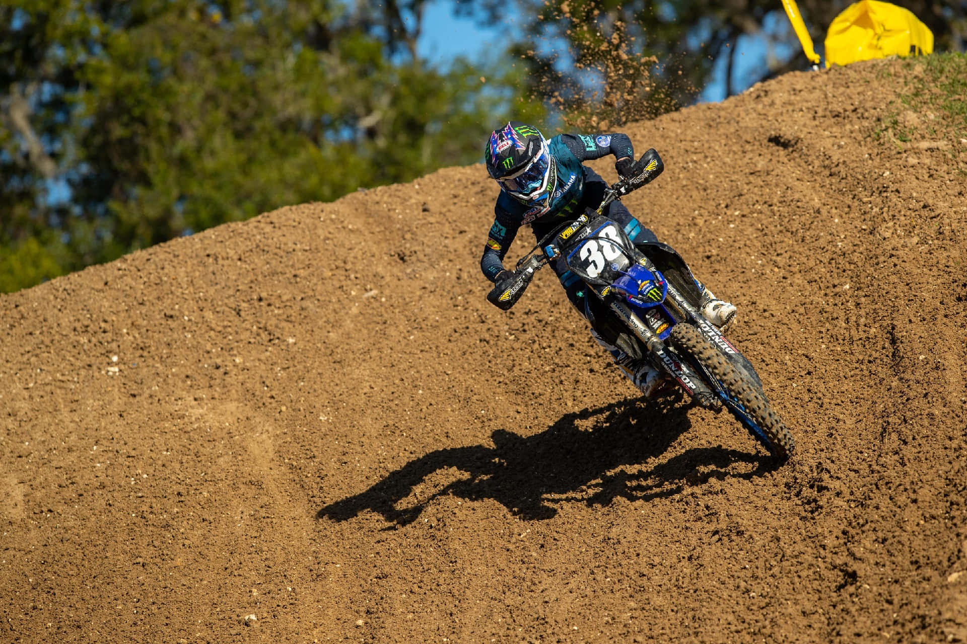 Motocross Rider Catching Air Wallpaper