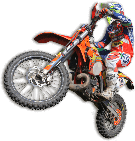 Motocross Rider In Action.png PNG