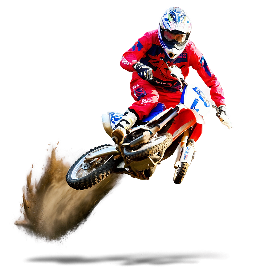 Download Motocross Rider In Air Png Ahg | Wallpapers.com