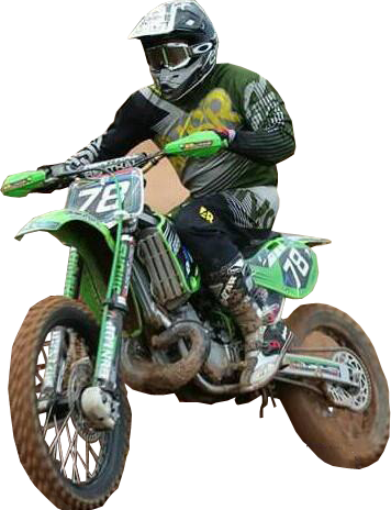 Motocross Rider Midair Action78 PNG