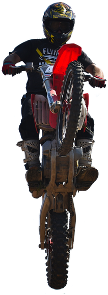 Motocross Rider Midair Stunt.png PNG