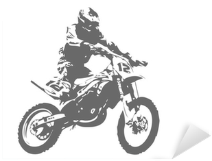 Motocross Rider Silhouette PNG