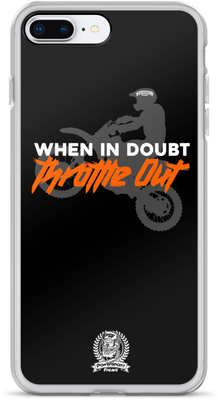 Motocross Throttle Out Phone Case PNG