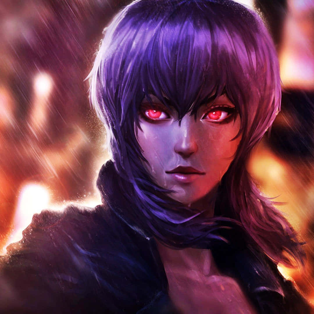 Motokokusanagi, Una Luchadora Cibernética Contra El Cibercrimen. Fondo de pantalla