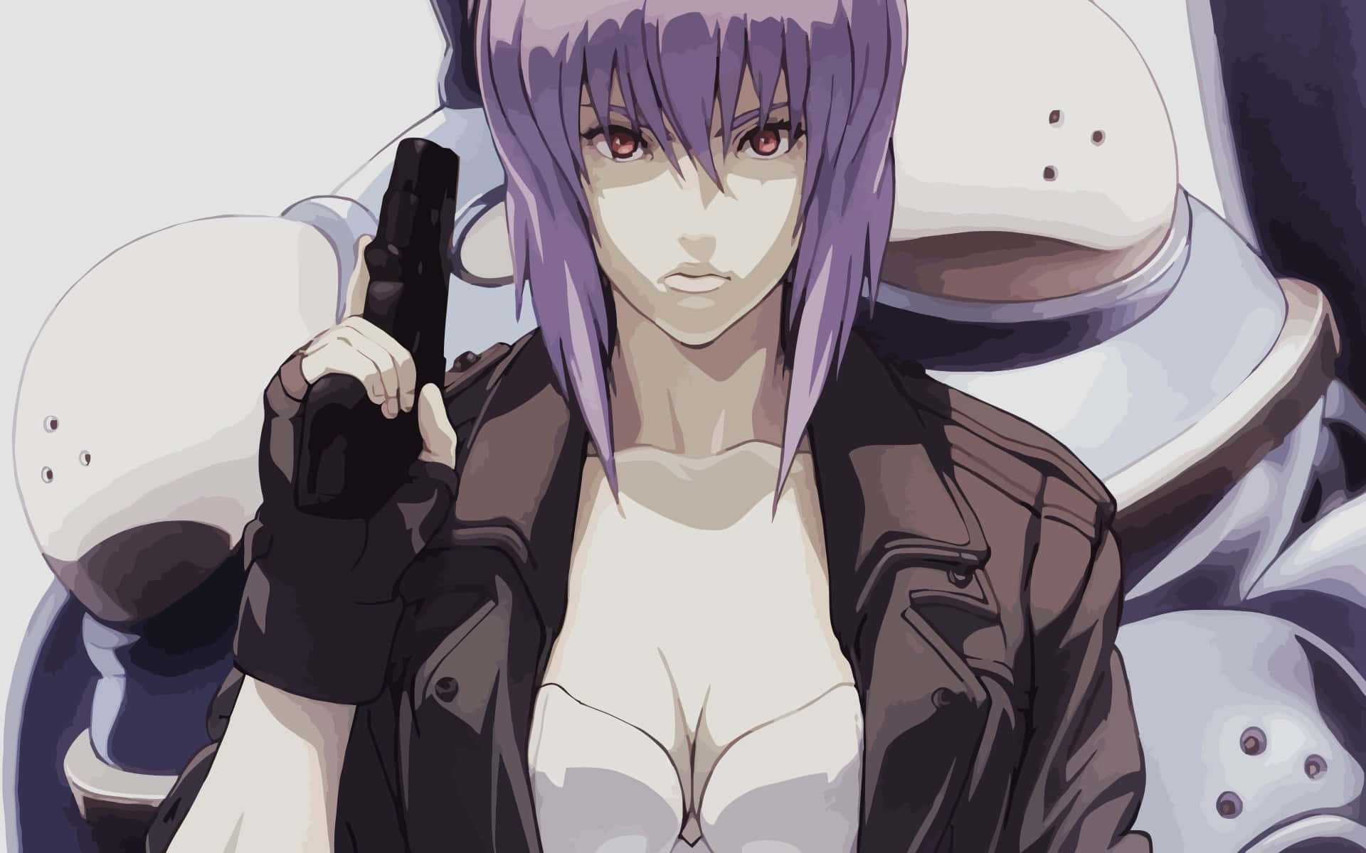 7. "Motoko Kusanagi" from the anime series "Ghost in the Shell" - wide 10