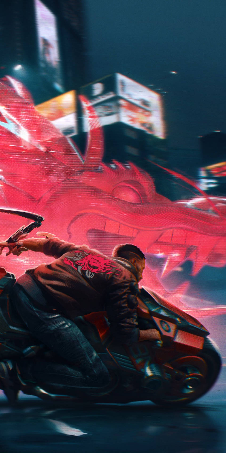 Motor Rider In Cyberpunk 2077 For Android