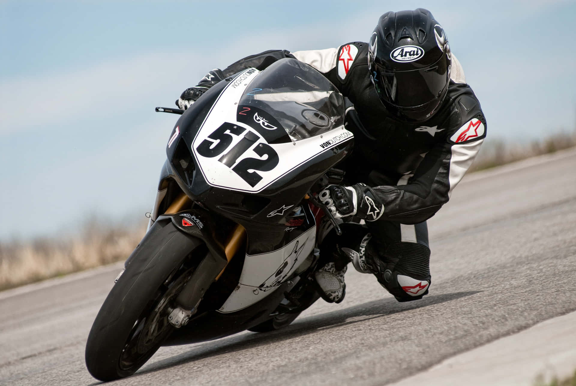 Motorcycle Iphone Racer Turning Wallpaper