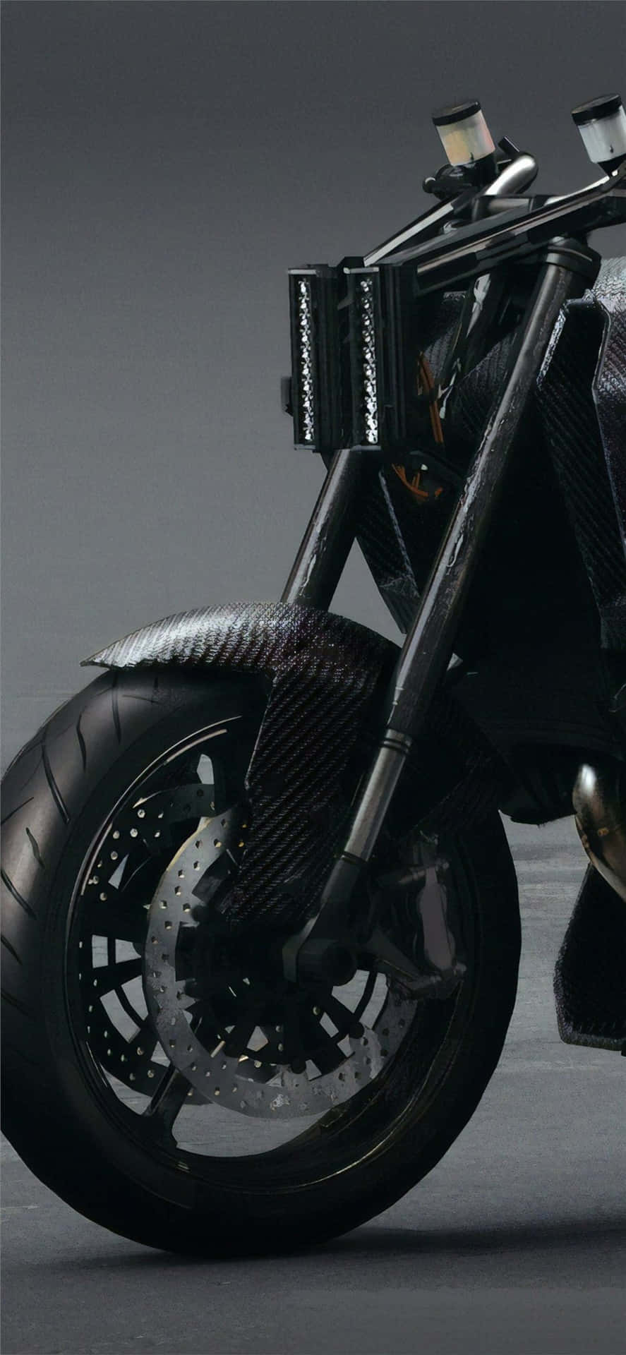 Motorcycle Iphone Black Front Wallpaper