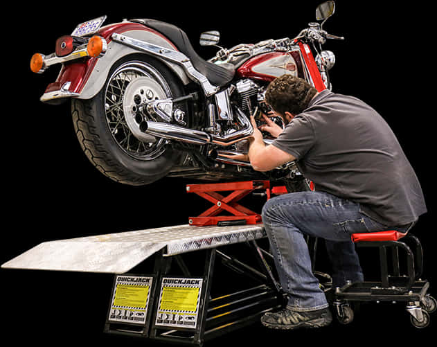 Motorcycle Maintenance Session PNG