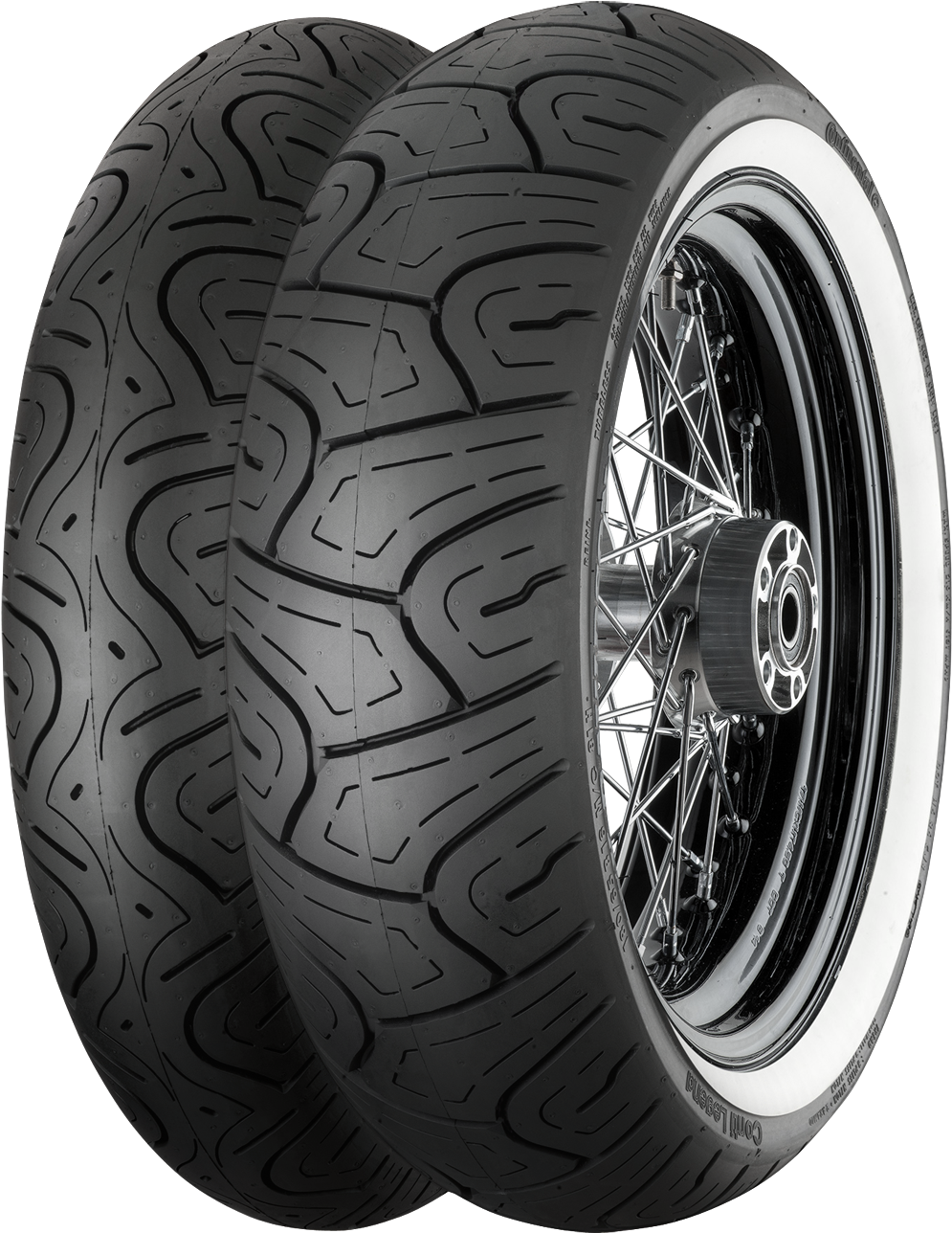 Motorcycle Tyreswith Alloy Wheels PNG