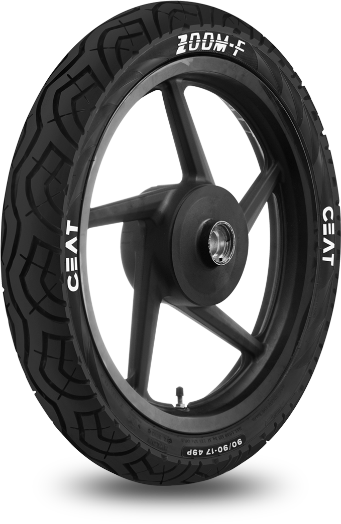 Motorcycle Tyrewith Alloy Wheel C E A T Zoom F PNG