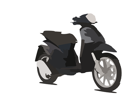 Motorcyclist Silhouette Graphic PNG