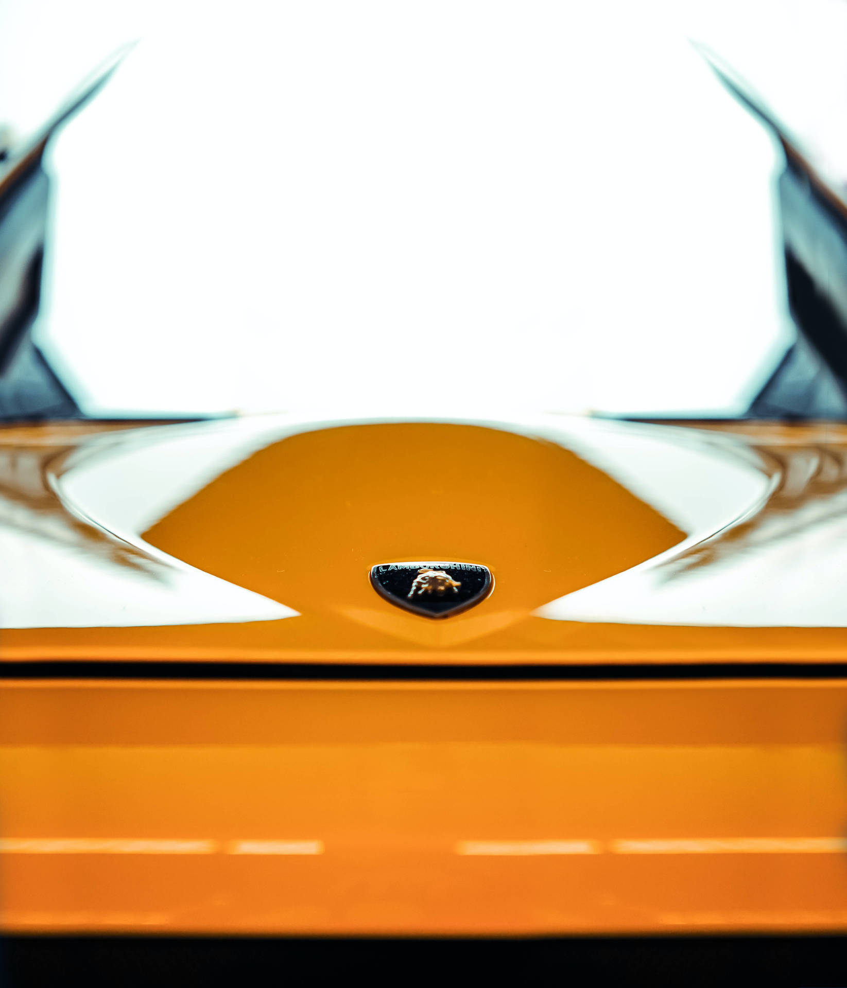 Motorhaube Logo Lamborghini Galaxy Wallpaper
