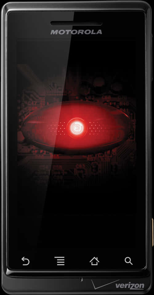 Motorola Android Phone Red Eye Wallpaper PNG