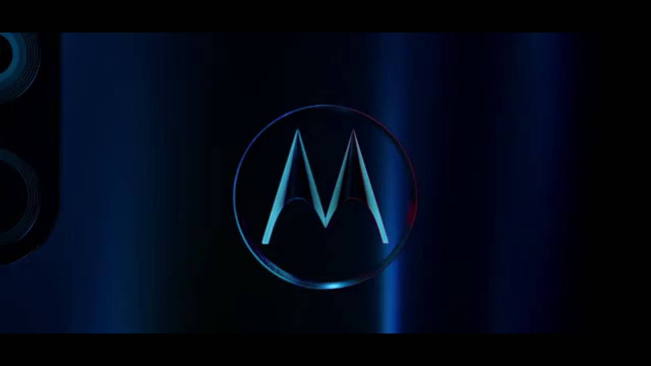 Motorola mørkeblå logo baggrundsbillede Wallpaper