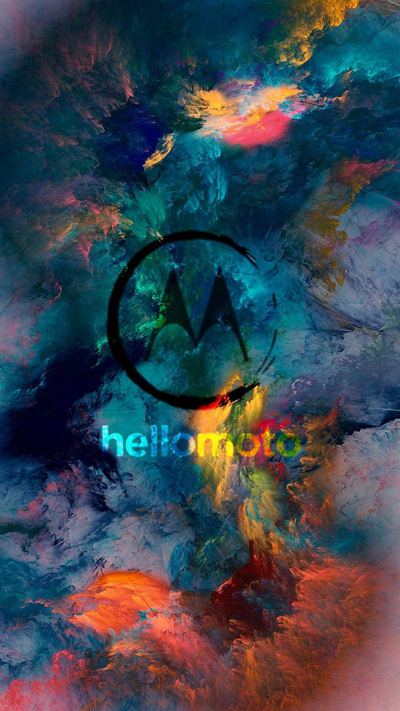 Motorola Farverig Sky Kunst Wallpaper