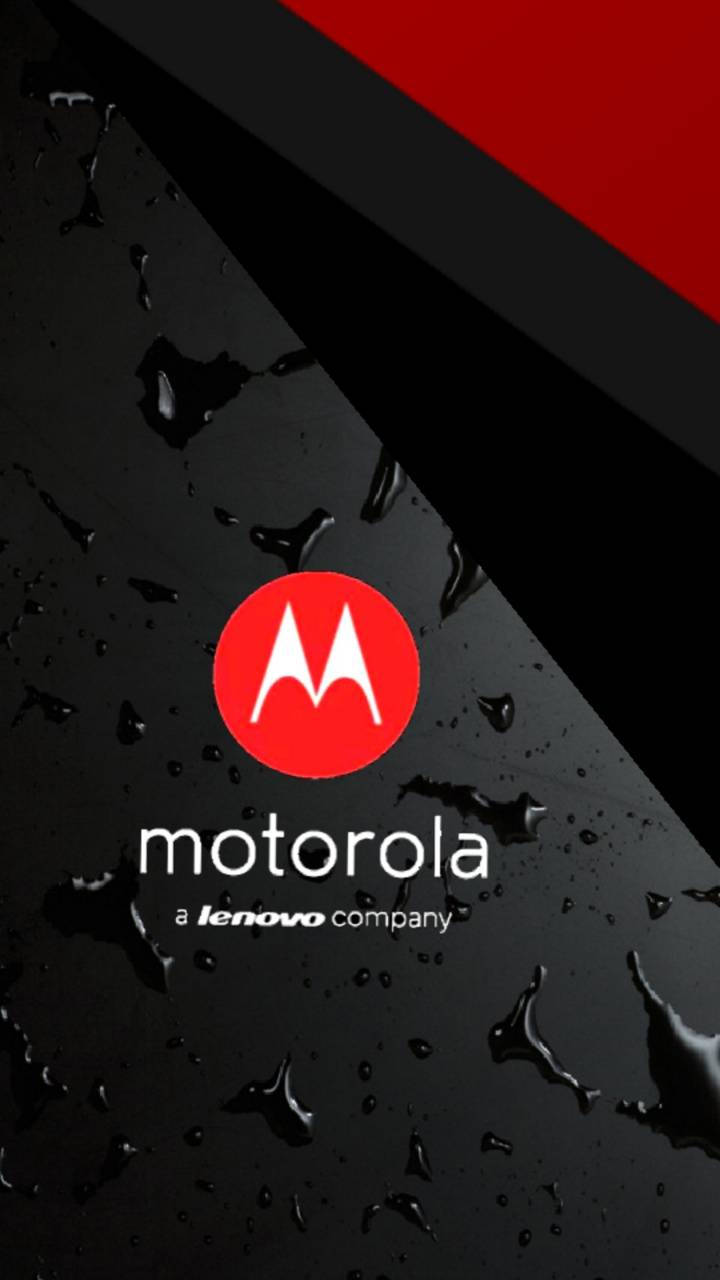 Motorola Rød Og Sort Wallpaper