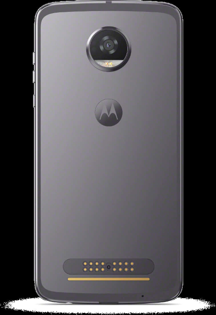 Motorola Smartphone Back View PNG