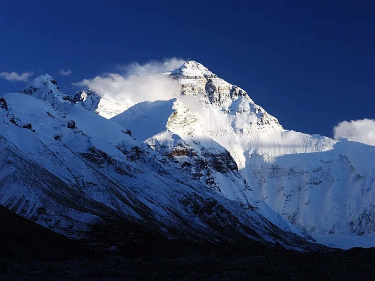 Image  View of Mount Everest from Namche Bazaar