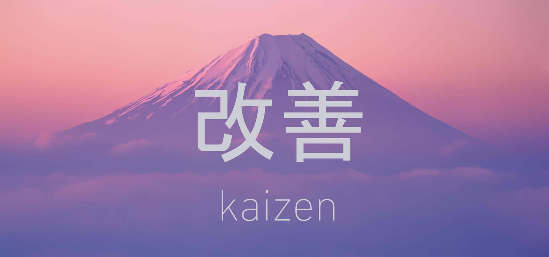 Mount Fuji Kaizen Concept Wallpaper