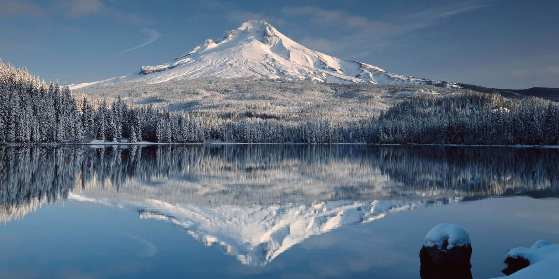 Download A Mountain Reflected In A Lake | Wallpapers.com