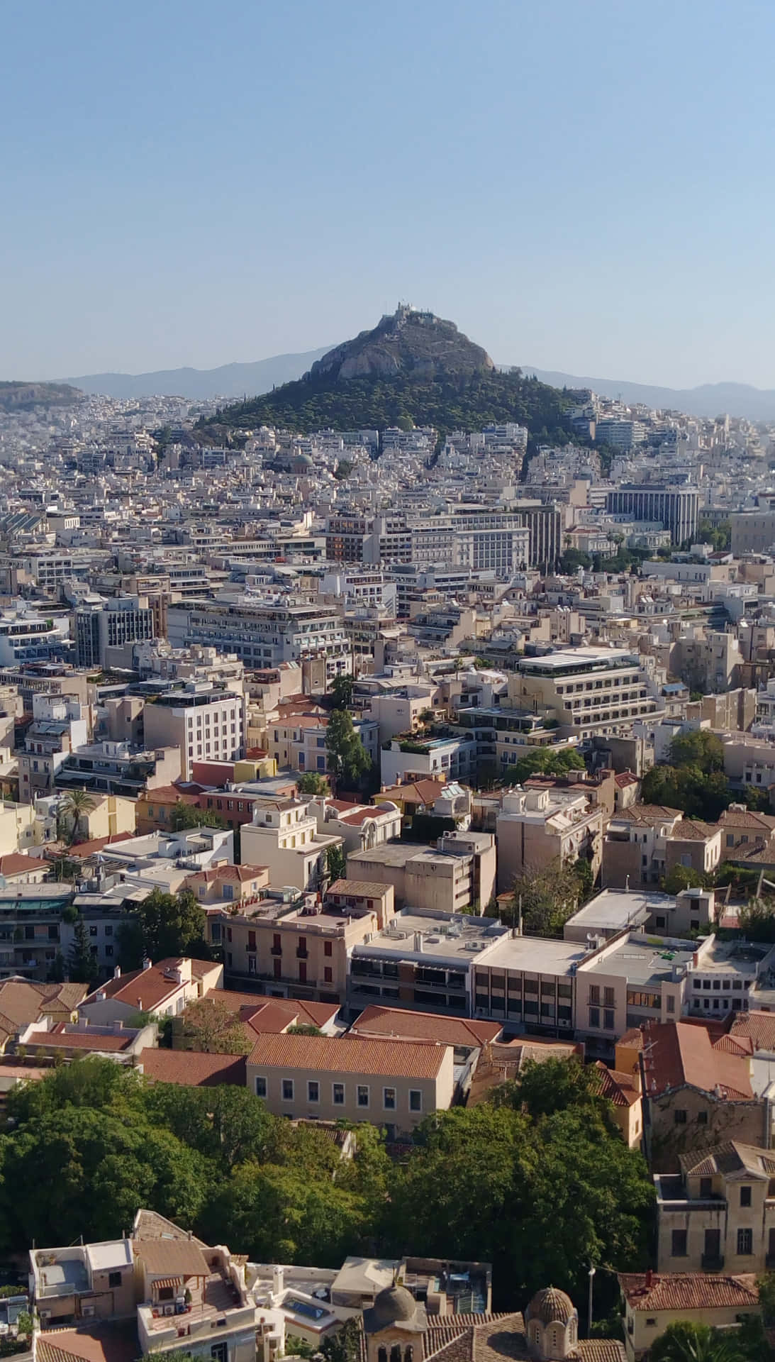 Montelicabeto Para El Iphone En Atenas. Fondo de pantalla