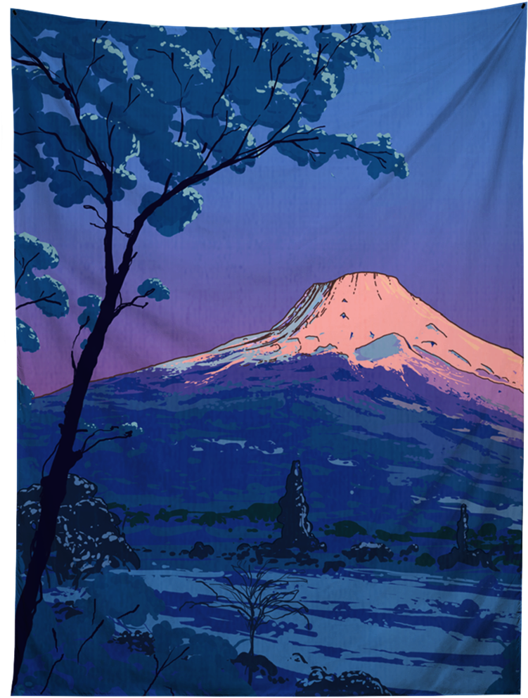 Mount_ Fuji_ Artistic_ Rendering PNG