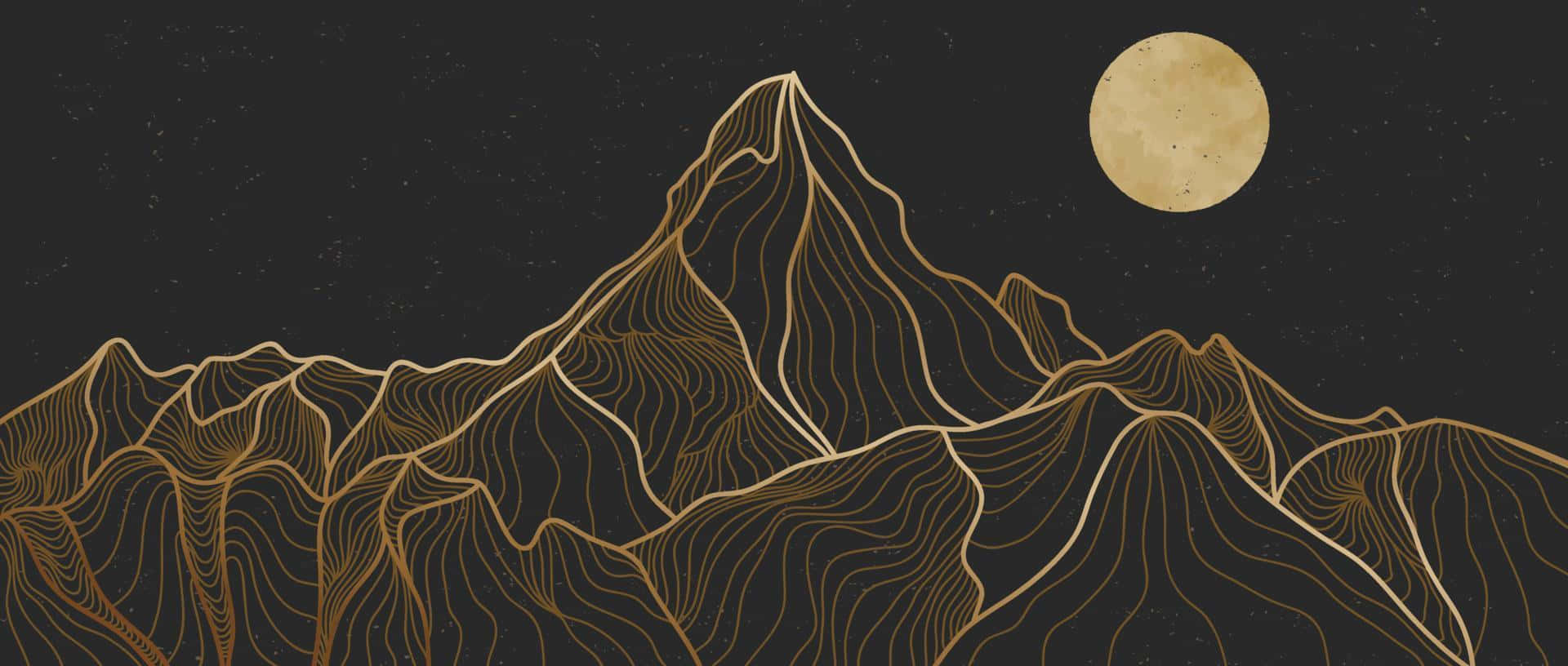 Peak Mountain Aesthetic Wallpaper