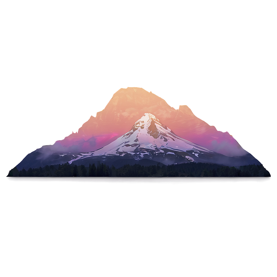 Mountain At Dawn Png Pbr35 PNG